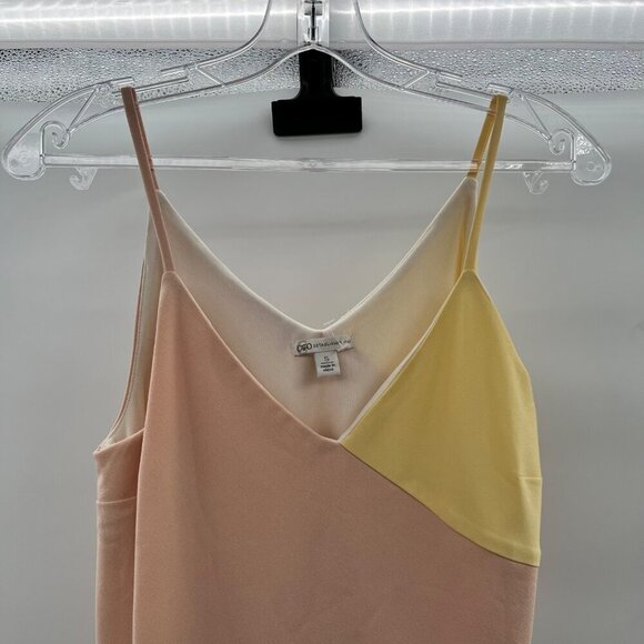Cato Women's Sleeveless Asymmetrical Shift Dress Size Size Small Colorblock - Picture 2 of 9